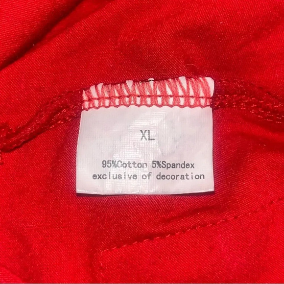 MATCHING SET, TWO Poppins & Pan Santa Christmas Embroidered Cotton Pajamas XL - Picture 6 of 12